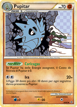 Pupitar 038 — Forze Scatenate (Italian Pokémon TCG card)