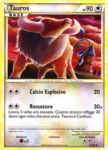 Tauros 041 — Forze Scatenate (Italian Pokémon TCG card)