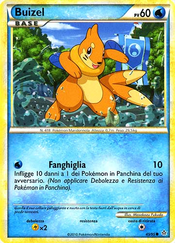 Buizel 045 — Forze Scatenate (Italian Pokémon TCG card)