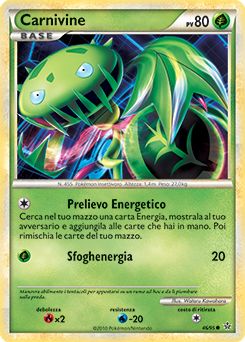Carnivine 046 — Forze Scatenate (Italian Pokémon TCG card)