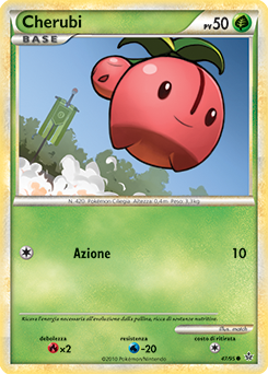 Cherubi 047 — Forze Scatenate (Italian Pokémon TCG card)
