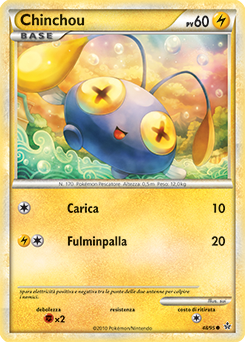 Chinchou 048 — Forze Scatenate (Italian Pokémon TCG card)
