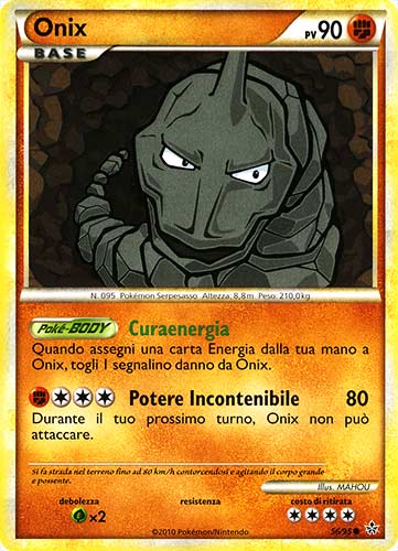Onix 056 — Forze Scatenate (Italian Pokémon TCG card)