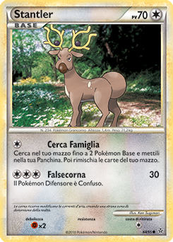 Stantler 064 — Forze Scatenate (Italian Pokémon TCG card)