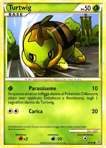 Turtwig 067 — Forze Scatenate (Italian Pokémon TCG card)