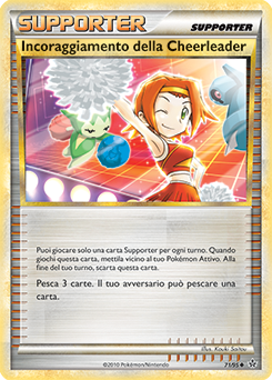 Incoraggiamento della Cheerleader 071 — Forze Scatenate (Italian Pokémon TCG card)
