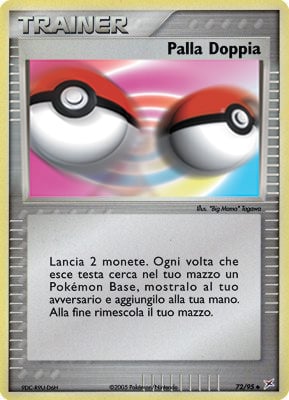 Palla Doppia 072 — Forze Scatenate (Italian Pokémon TCG card)