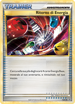 Ritorno di Energia 074 — Forze Scatenate (Italian Pokémon TCG card)
