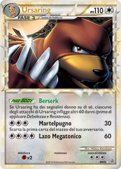 Ursaring 089 — Forze Scatenate (Italian Pokémon TCG card)