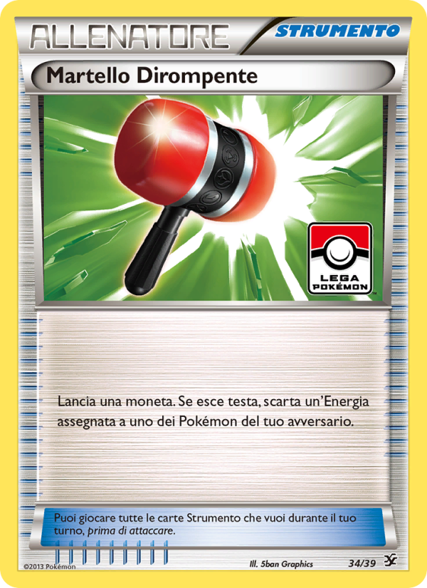 Martello Dirompente 034/39 — Kalos Starter Set (Italian Pokémon TCG card)