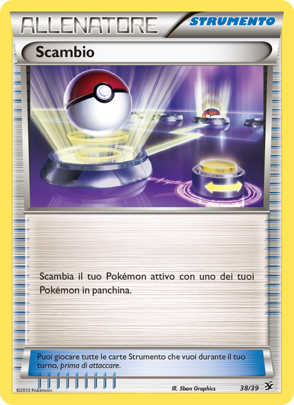 Scambio 038/39 — Kalos Starter Set (Italian Pokémon TCG card)