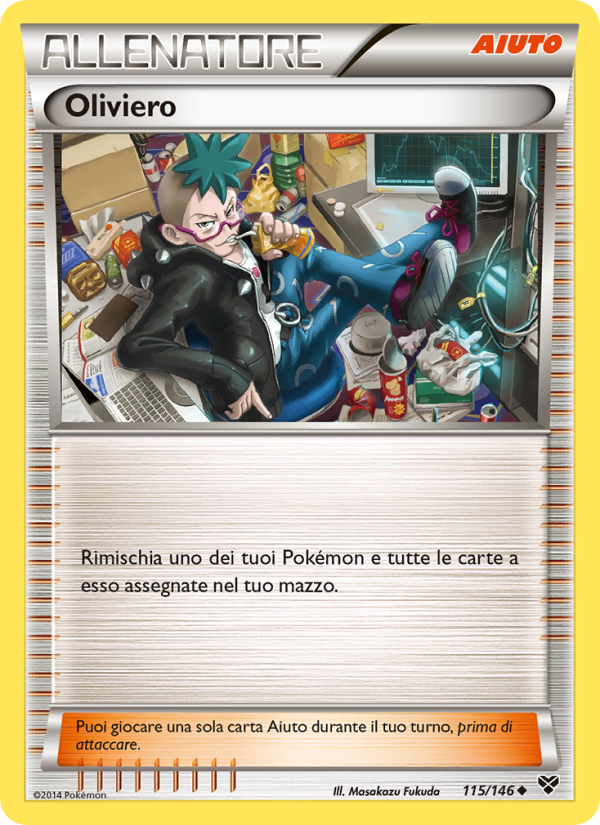 Oliviero 115/146 — XY (Italian Pokémon TCG card)
