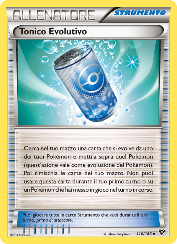 Tonico Evolutivo 116/146 — XY (Italian Pokémon TCG card)