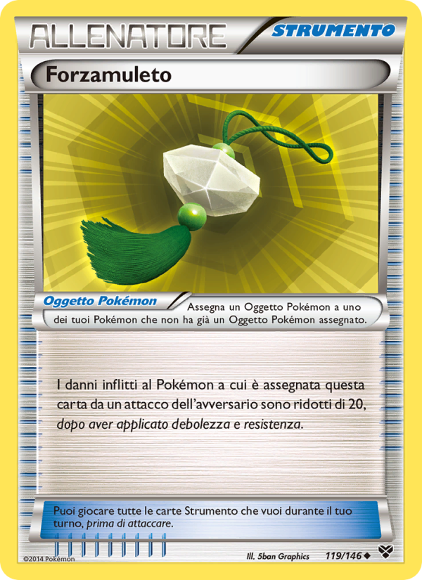Forzamuleto 119/146 — XY (Italian Pokémon TCG card)