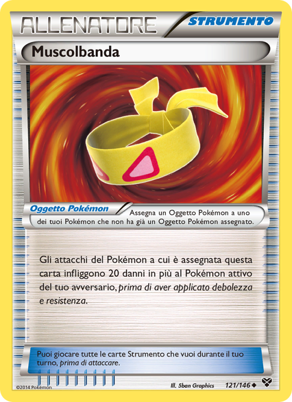 Muscolbanda 121/146 — XY (Italian Pokémon TCG card)