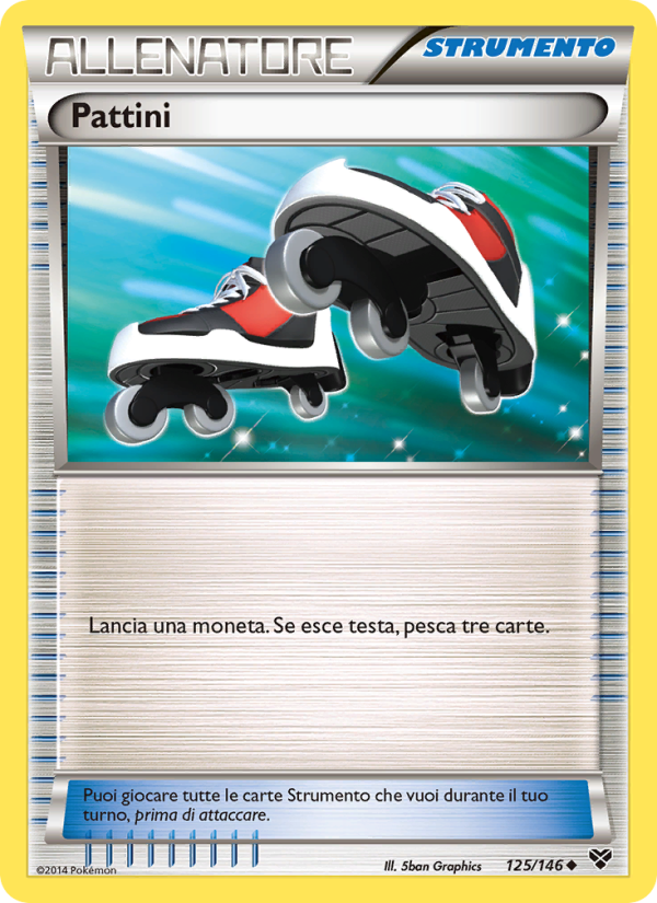 Pattini 125/146 — XY (Italian Pokémon TCG card)