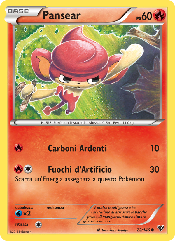 Pansear 022/146 — XY (Italian Pokémon TCG card)