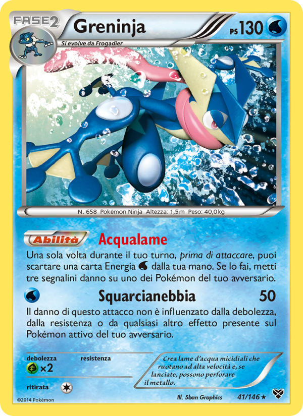 Greninja 041/146 — XY (Italian Pokémon TCG card)