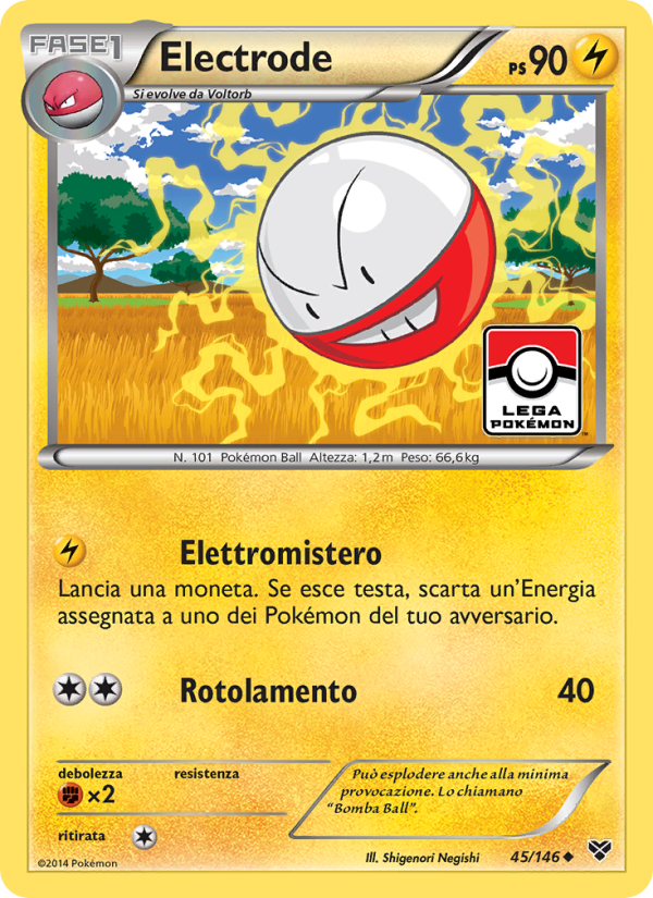 Electrode 045/146 — XY (Italian Pokémon TCG card)