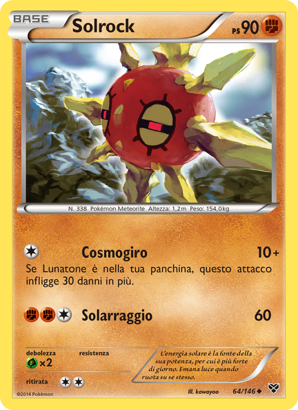 Solrock 064/146 — XY (Italian Pokémon TCG card)