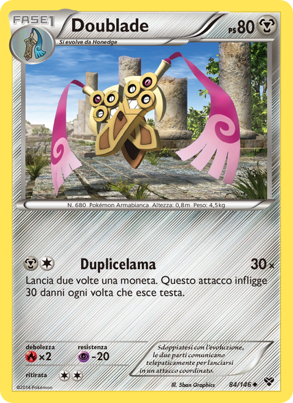 Doublade 084/146 — XY (Italian Pokémon TCG card)