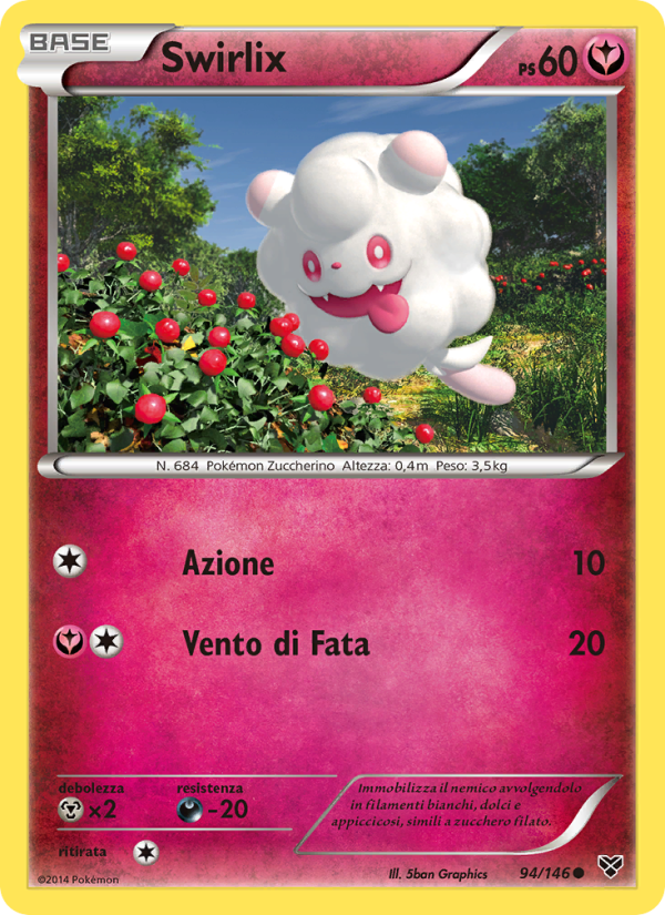 Swirlix 094/146 — XY (Italian Pokémon TCG card)