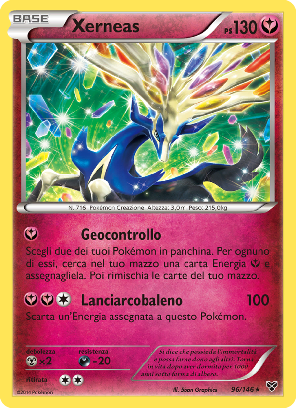Xerneas 096/146 — XY (Italian Pokémon TCG card)