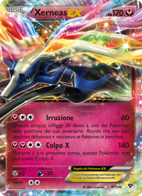 Xerneas EX 097/146 — XY (Italian Pokémon TCG card)