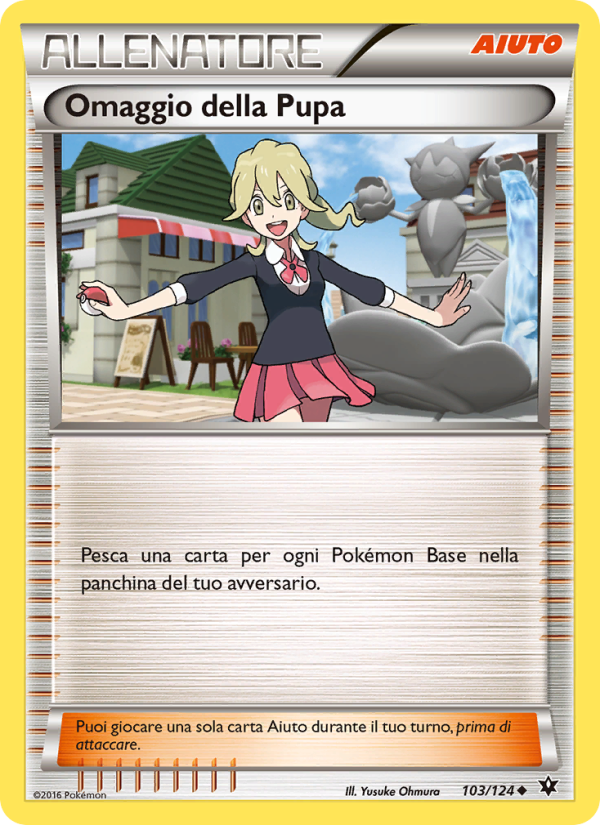 Omaggio della Pupa 103/129 — Fates Collide (Italian Pokémon TCG card)