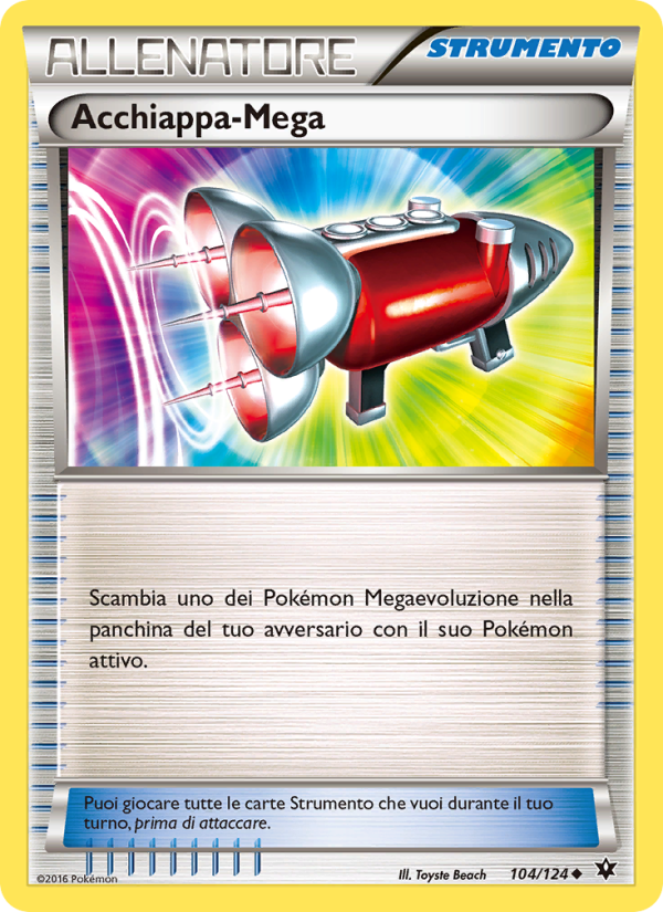 Acchiappa-Mega 104/129 — Fates Collide (Italian Pokémon TCG card)