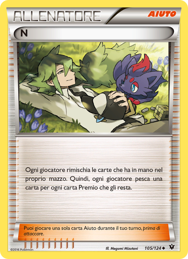 N 105/129 — Fates Collide (Italian Pokémon TCG card)