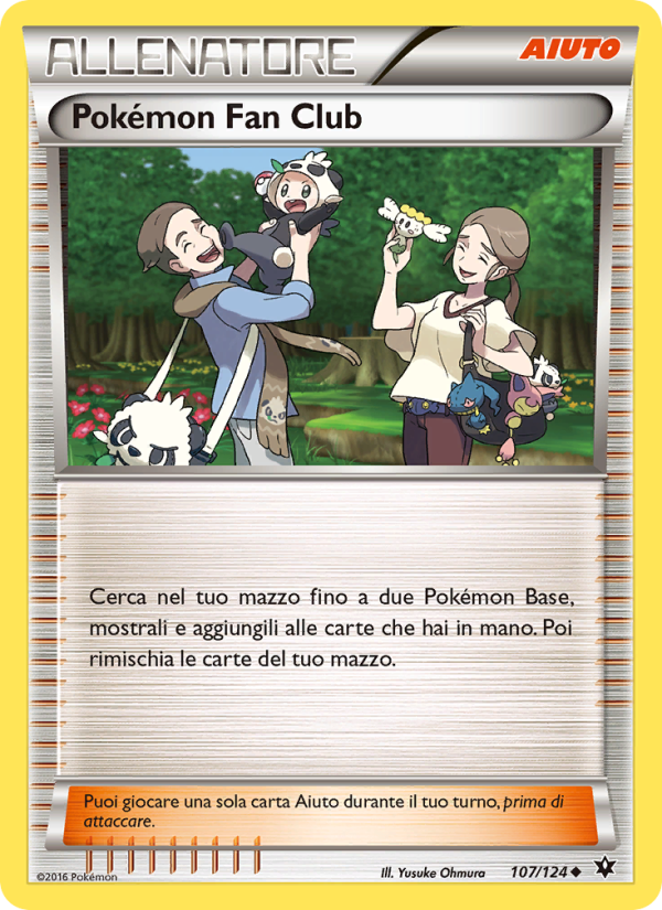 Pokémon Fan Club 107/129 — Fates Collide (Italian Pokémon TCG card)