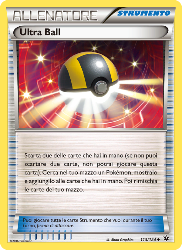 Ultra Ball 113/129 — Fates Collide (Italian Pokémon TCG card)