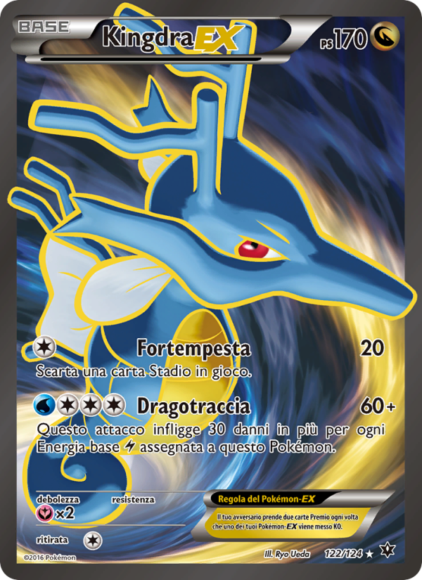 Kingdra EX 122/129 — Fates Collide (Italian Pokémon TCG card)