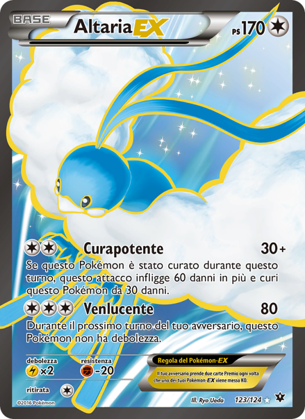 Altaria EX 123/129 — Fates Collide (Italian Pokémon TCG card)