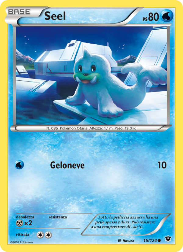 Seel 015/129 — Fates Collide (Italian Pokémon TCG card)