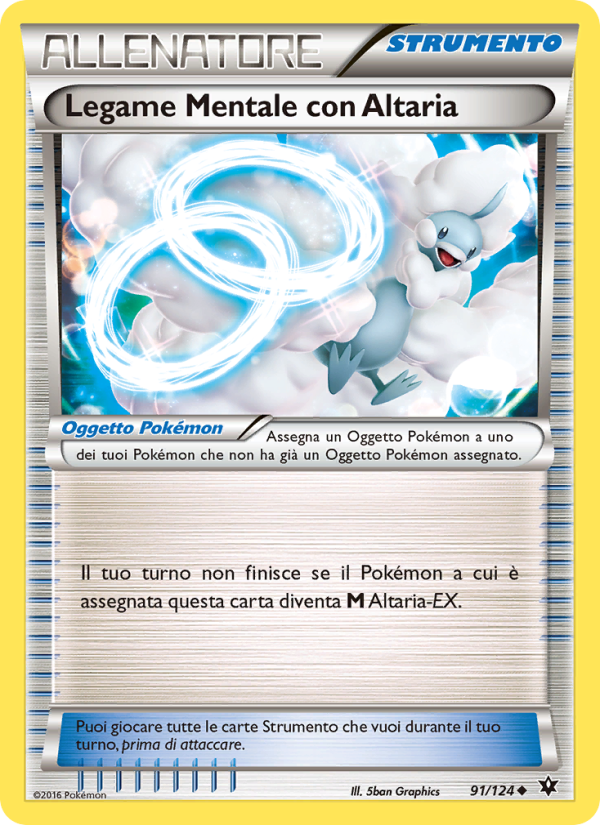 Legame Mentale con Altaria 091/129 — Fates Collide (Italian Pokémon TCG card)