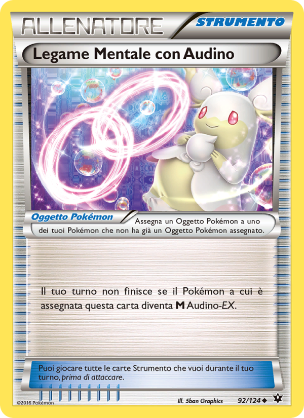 Legame Mentale con Audino 092/129 — Fates Collide (Italian Pokémon TCG card)