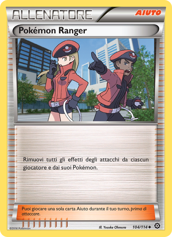 Pokémon Ranger 104/116 — Steam Siege (Italian Pokémon TCG card)