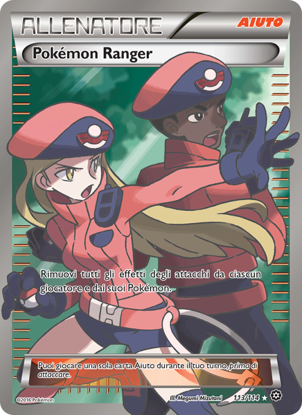 Pokémon Ranger 113/116 — Steam Siege (Italian Pokémon TCG card)