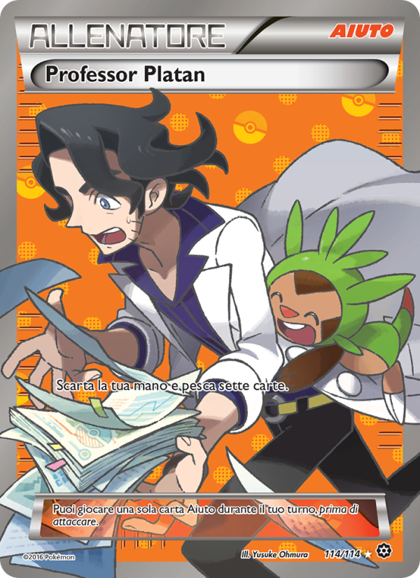 Professor Platan 114/116 — Steam Siege (Italian Pokémon TCG card)