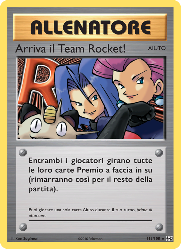 Arriva il Team Rocket! 113/113 — Evolutions (Italian Pokémon TCG card)