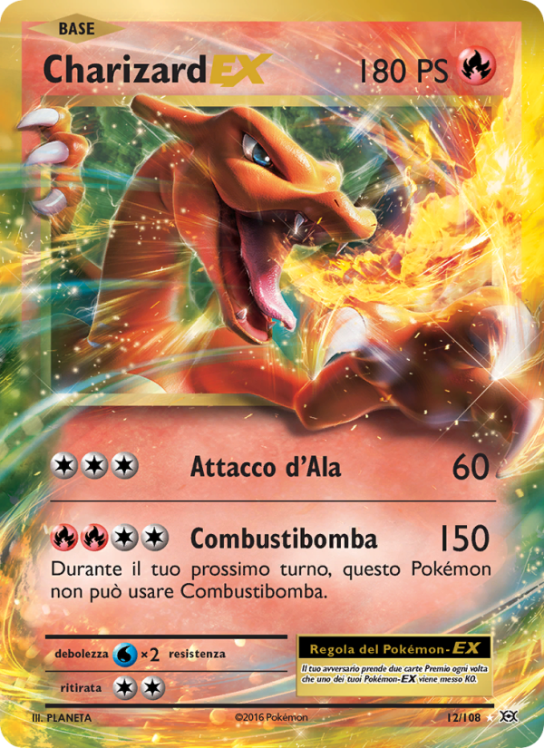 Charizard EX 012/113 — Evolutions (Italian Pokémon TCG card)