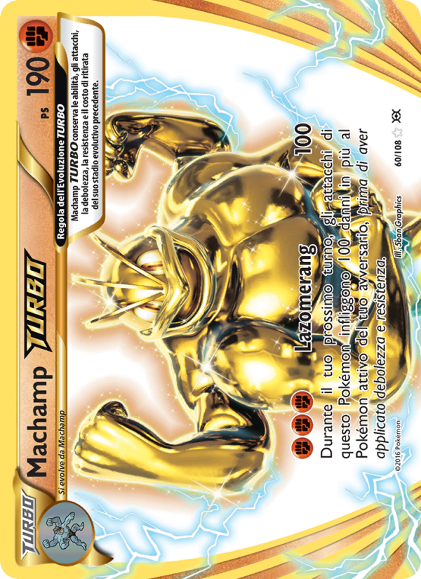 Machamp TURBO 060/113 — Evolutions (Italian Pokémon TCG card)