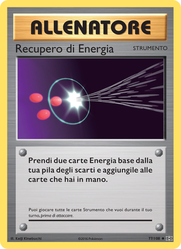 Recupero di Energia 077/113 — Evolutions (Italian Pokémon TCG card)