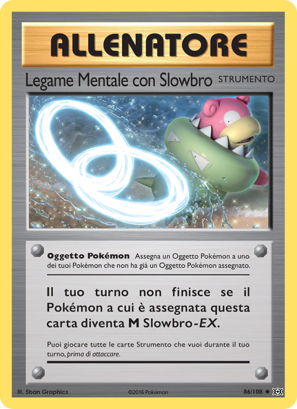 Legame Mentale con Slowbro 086/113 — Evolutions (Italian Pokémon TCG card)