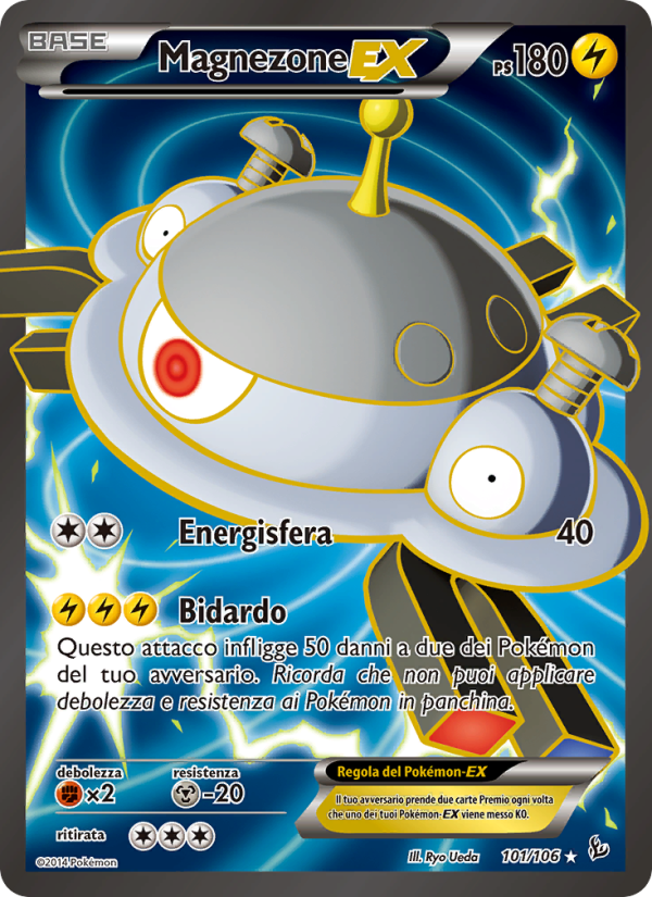 Magnezone EX 101/110 — Flashfire (Italian Pokémon TCG card)