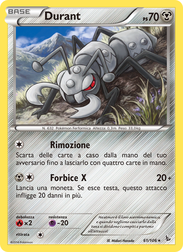 Durant 061/110 — Flashfire (Italian Pokémon TCG card)