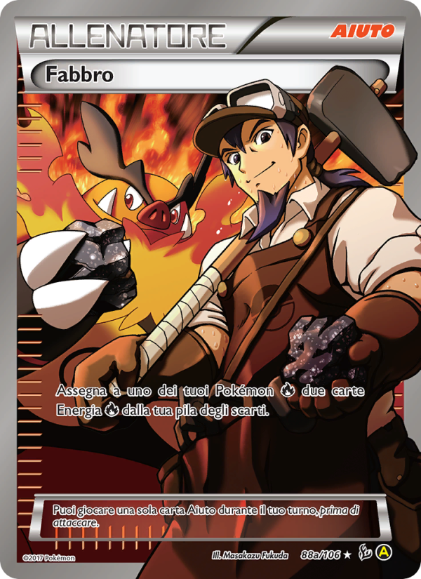 Fabbro 88a — Flashfire (Italian Pokémon TCG card)