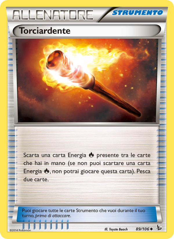 Torciardente 089/110 — Flashfire (Italian Pokémon TCG card)